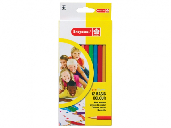 Basic Colour Set 12 Coloured Pencils 7545K12C